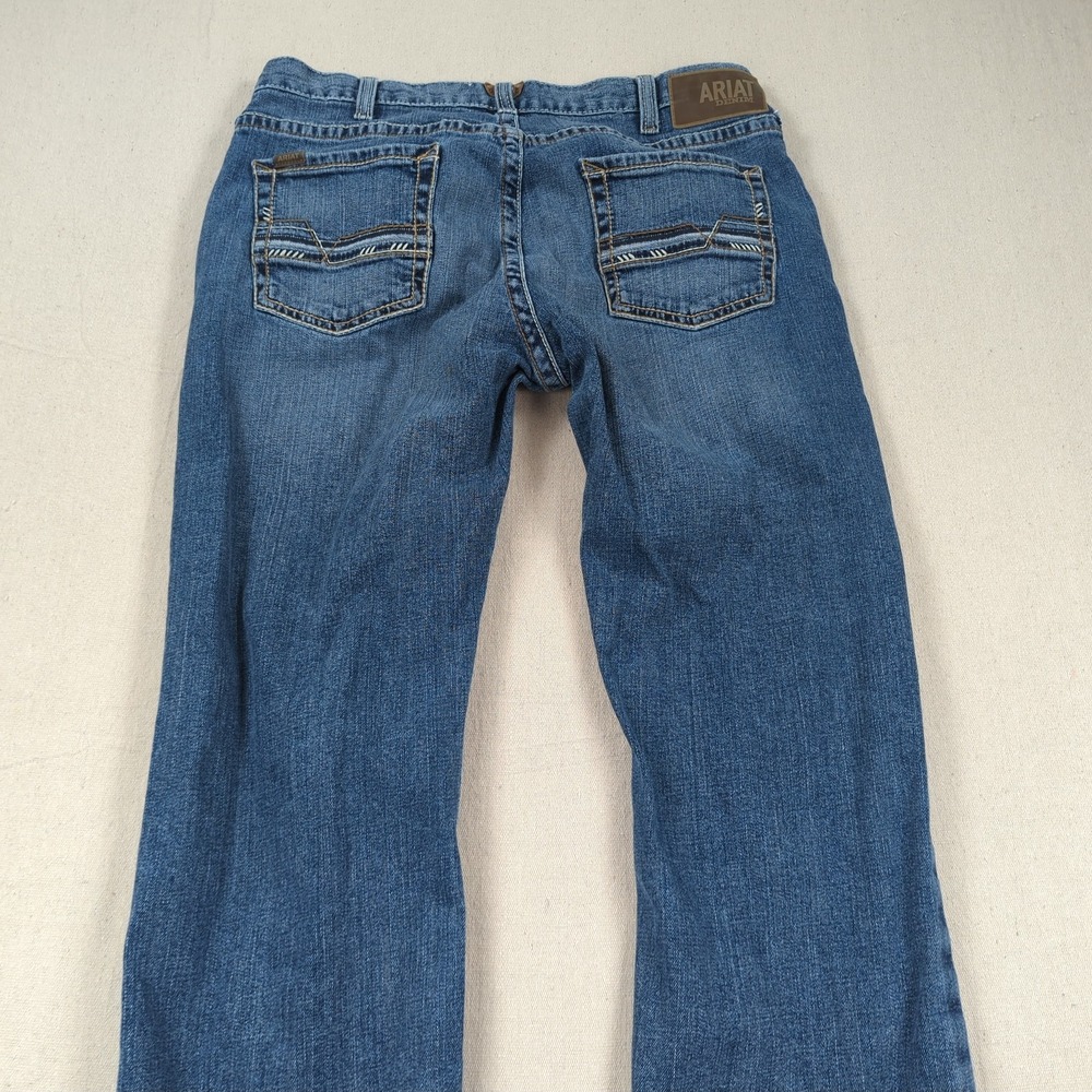 Ariat Jeans Mens 36x362 Blue M5 Stillwell Straight Western Cowboy Ranch Rodeo - Picture 14 of 16